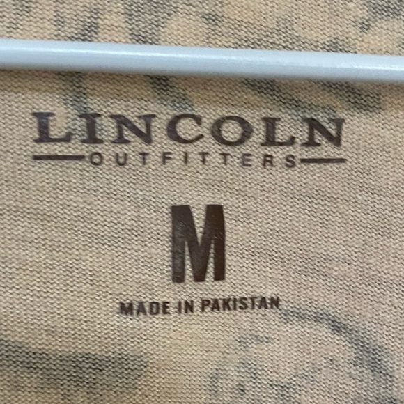 Fox Midi Sleeve Tee in Beige & Gray - Picture 6 of 7